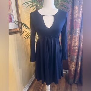 The Vanity Room Navy Blue Short Dress